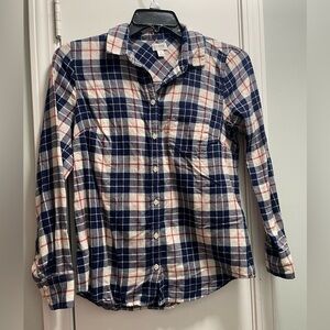J. Crew Flannel Button Down Shirt